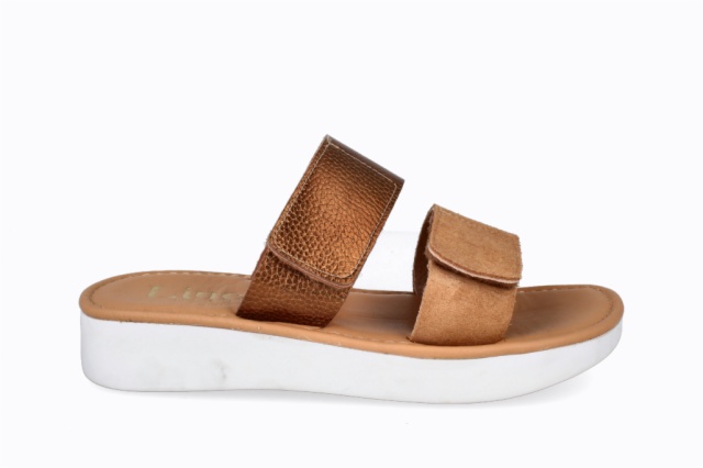 SANDALIAS CAMEL-BRONCE TOKIO