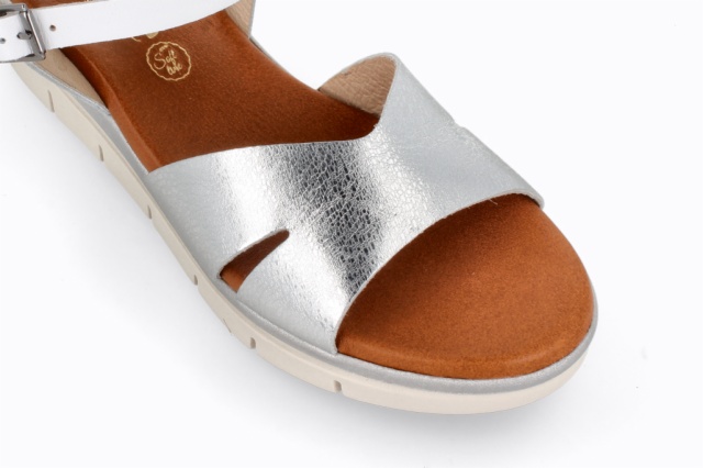 SANDALIAS PLATA VENECIA