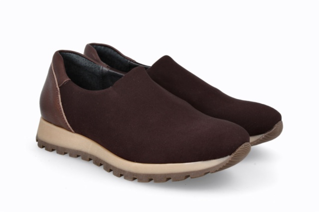 SNEAKER VENTURA CREMA MARRON