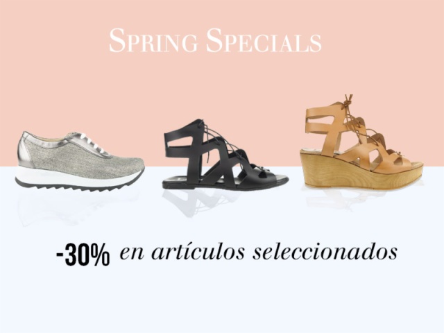 Spring Specials: 30% de descuento en artículos seleccionados