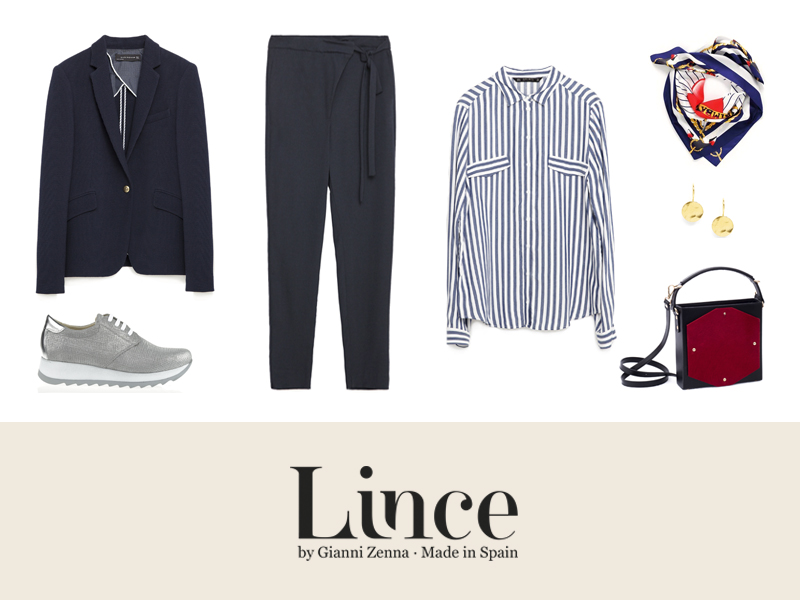 Look Lince para saber cómo llevar la tendencia navy